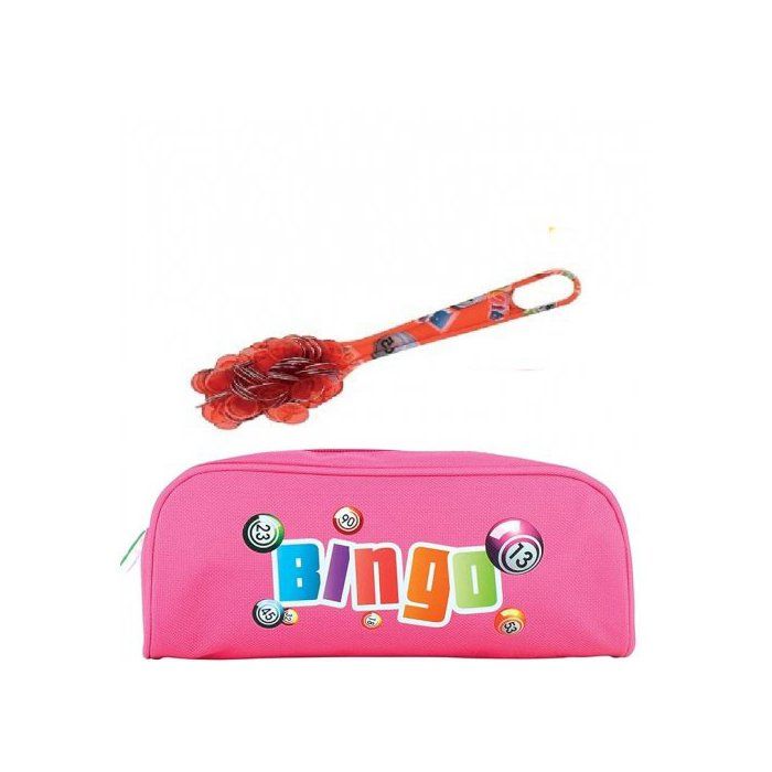 Cavernedesjouets – Kit Loto Complet 3 En 1 – 100 Pions Magnétiques + Bâton Ramasseur Orange + Trousse De Rangement Bingo – Dès 3 Ans
