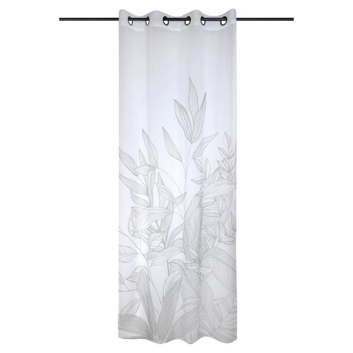 STOF Voilage à œillets 140x260 Cm – Tissu Naturel Nehora – Pour Fenêtre, Décoration Légère