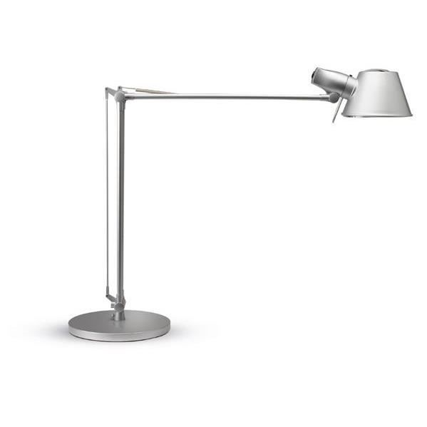 MAULrock Lampe de bureau fluocompacte 15W E27 Argent 2700K - design contemporain MAULrock Lampe de bureau fluocompacte 15W E27 Argent 2700K - design contemporain
