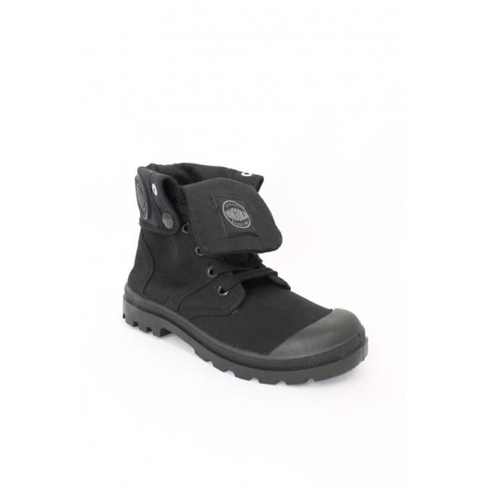 Chaussure Montante en toile Noir Noir Noir - Cdiscount Chaussures