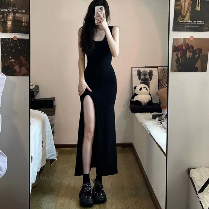 Robe noire de marque cheap