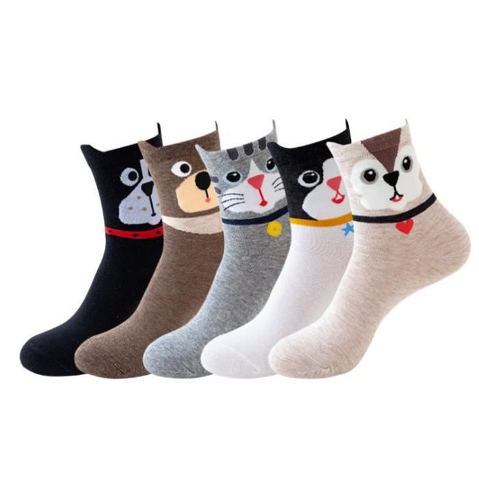 Chaussettes shop animaux femme