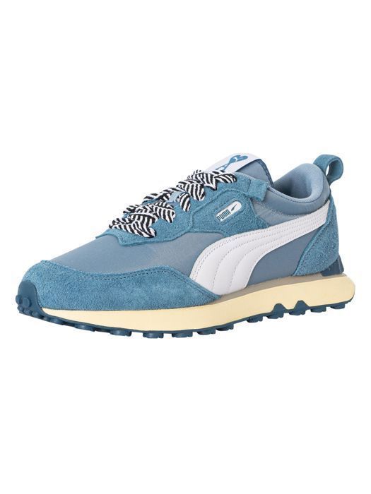 Baskets Rider FV AMI En Daim Puma Homme Bleu