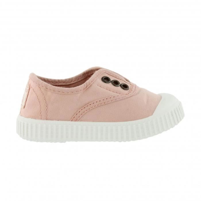 Victoria Baskets - VICTORIA - 106627 - Enfant - Canvas - Lacets - Rose