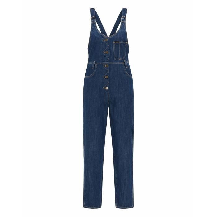 Salopette femme Lee Mom Bib bleu jeans L Bleu jeans