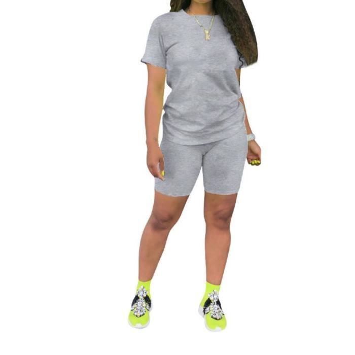 Ensemble short et hotsell tee shirt femme