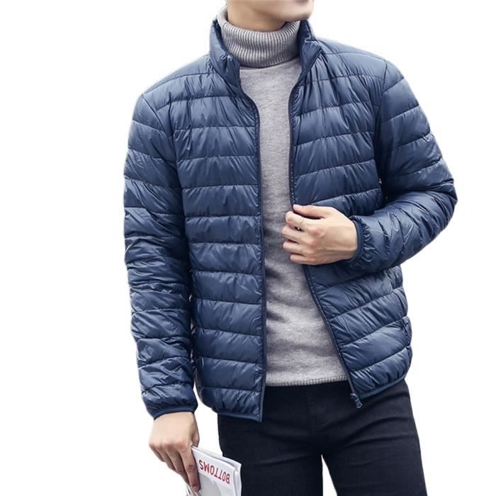 Doudoune col cheminée homme outlet