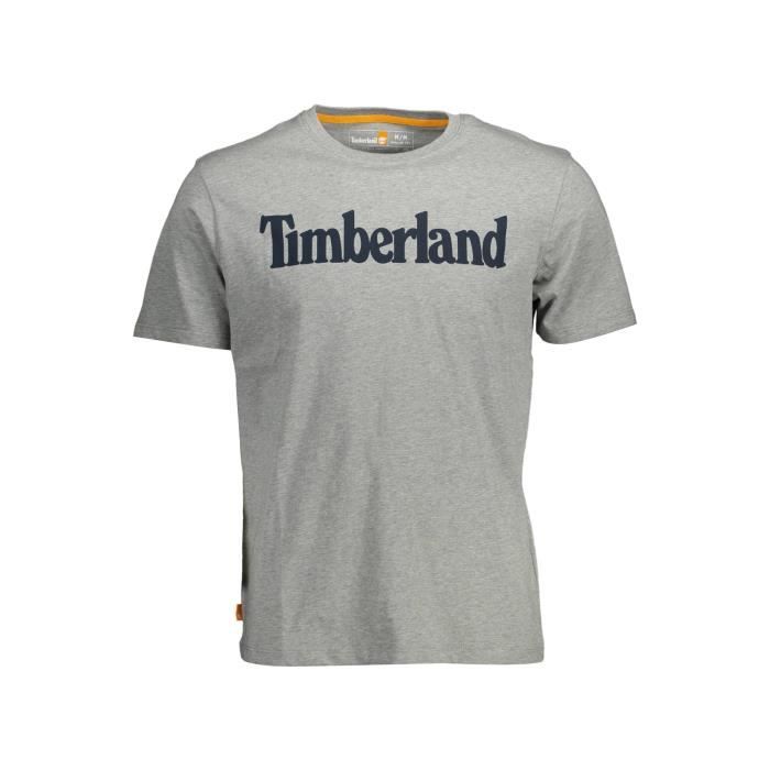 TIMBERLAND T-shirt Homme Gris Textile SF10898