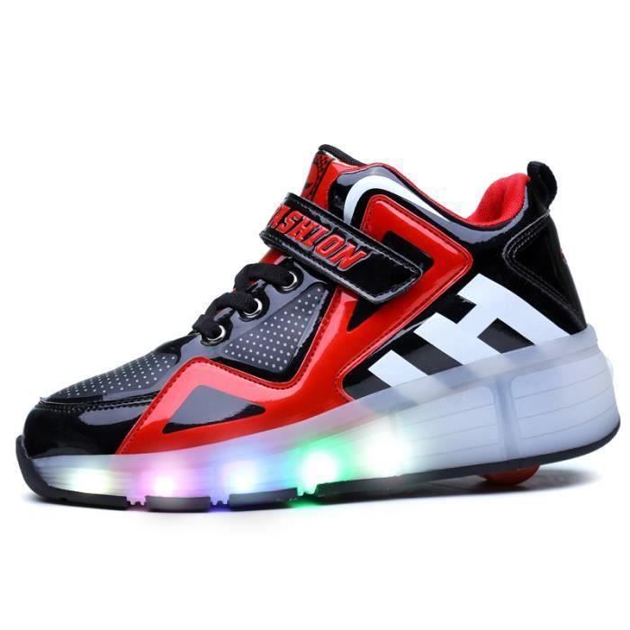 Basket Enfants Roller Sneaker avec une roue LED lumineux clignotant