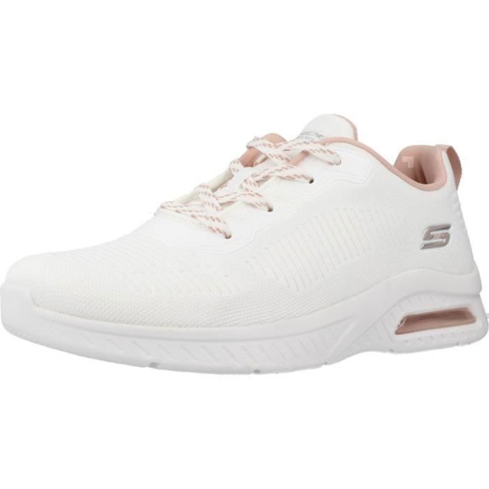 Skechers Basket Femme - SKECHERS - 125700 - Blanc - Textile - Lacets