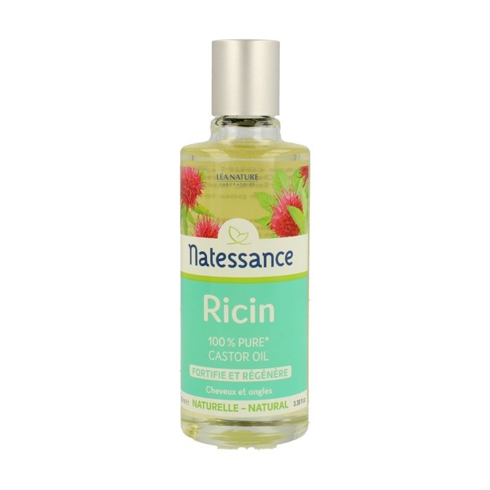 Natessance Huile De Ricin 100 Ml 100 Végétale Fortifie Traite Régénère Et Réhydrate