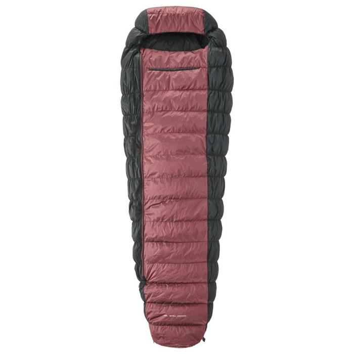 Sac de couchage YETI Voyage 300 - Ribbon rouge-noir - Fermeture éclair gauche