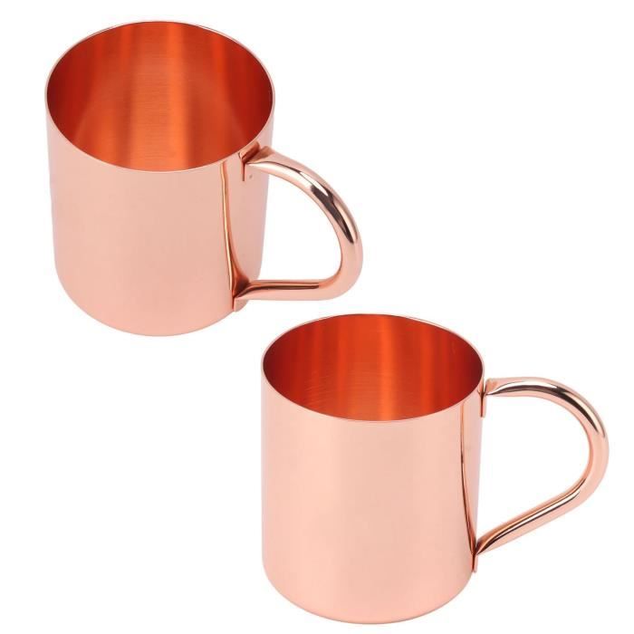 Barcraft Luxe Lounge Tasse Mule Moscou 370ml Double Paroi Acier Inoxydable Cuivre