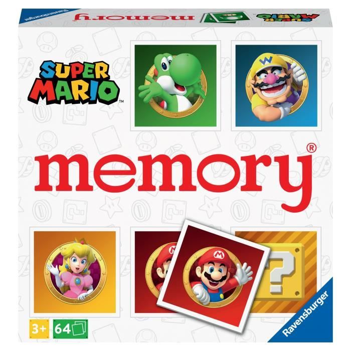 memory super mario ravensburger - jeu educatif pour enfant à partir de 3 ans
