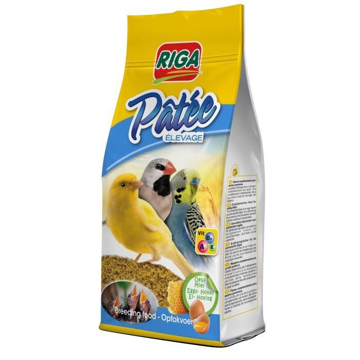 RIGA Pâtée délevage aux œufs - 100 g - Pour oiseaux