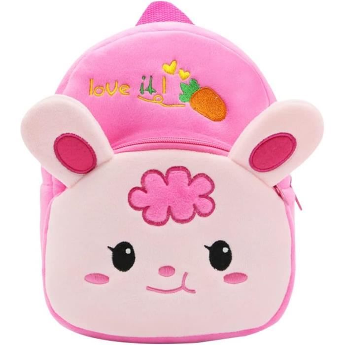 Mini Sac à Dos En Peluche Léopard - Tendance Hiver, Grande Capacité - Dimensions 37,5 X 12 X 28,5 Cm