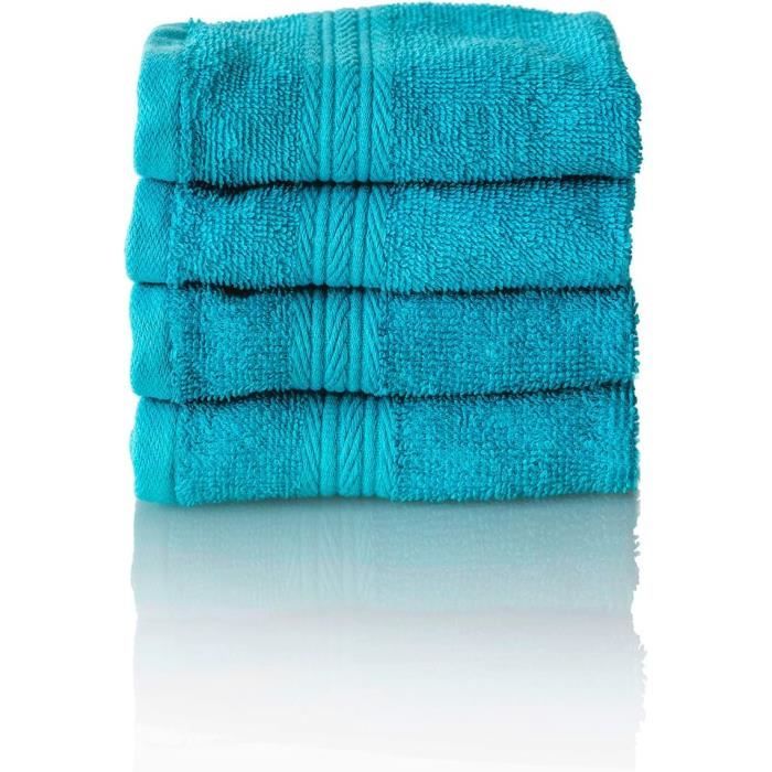 Lot 2 Draps De Bain 70x140 Cm ALCLEAR Gris Agent – Serviettes Éponge 100% Coton Oeko-Tex, Ultra Douces Et Absorbantes