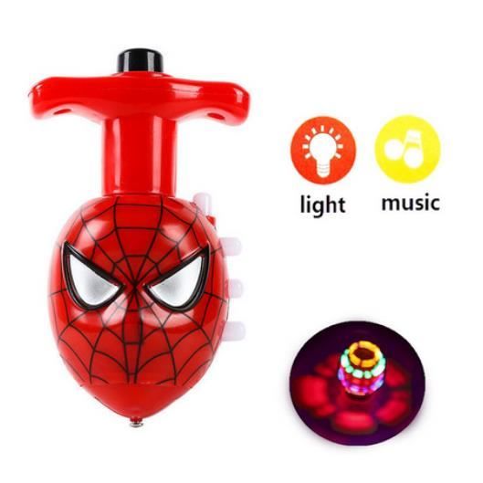 Toupie et Lanceur SPIDERMAN sonore et lumineux