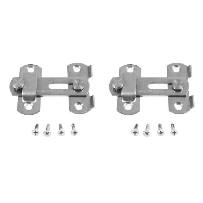 2X Hasp Latch METAL HAS LOCK LOCK Serrure pour Portes Coulissantes ...