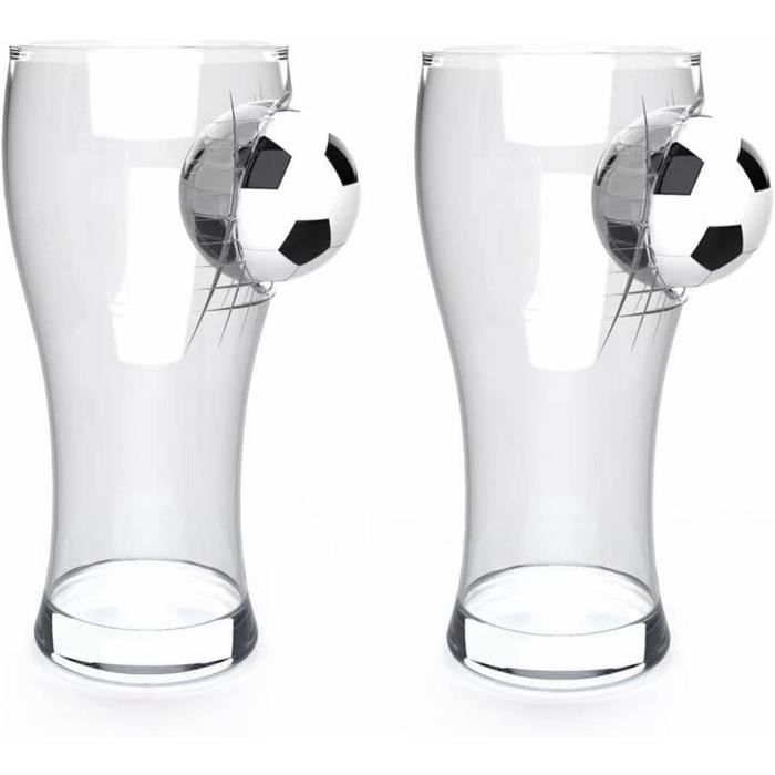 Chope de bière 50 cL club de football personnalisable avec prénom et numéro  · Cadeau fan de foot · Lyon
