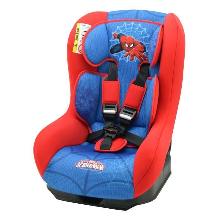 SPIDERMAN Siège auto - Groupe 0 / 1 - Dès la naissance à 18 kg - Bébé  garçon - Bleu - Achat / Vente siège auto SPIDERMAN Siège auto Bleu -  Cdiscount