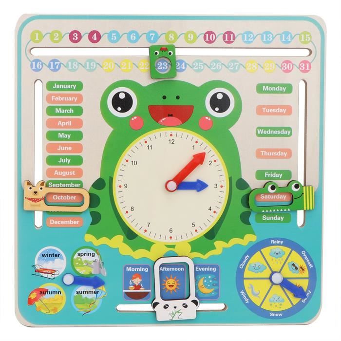 Horloge D'apprentissage Snoozee - Enfant - Rechargeable USB - Veilleuse 7 Luminosités