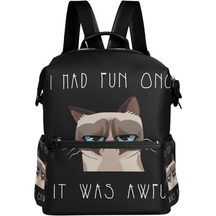 Sac à dos motif chat 2025