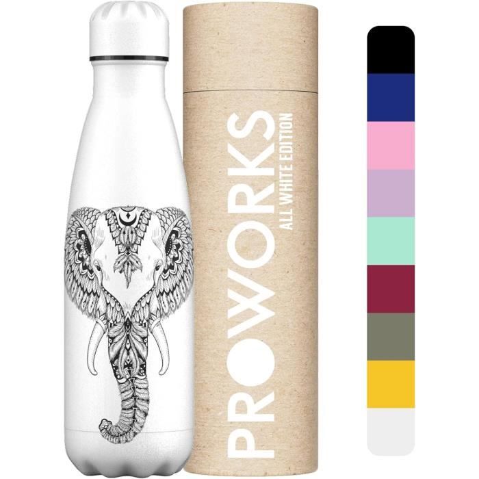 Bouteille Isotherme LES ARTISTES Paris Bottle'Up 280 Ml – Hawaii, 12h Chaud / 24h Froid, Acier 304