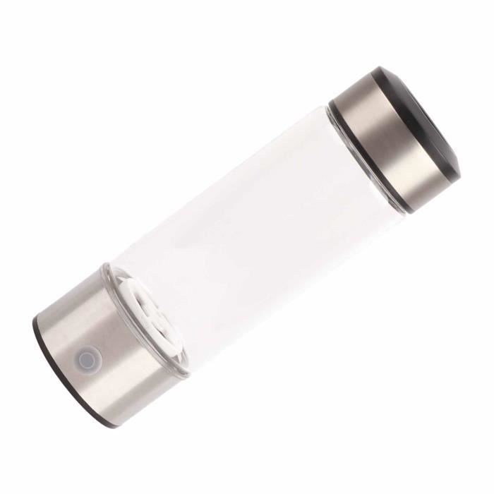 Bouteille D'Eau Hydrogène Portable - Ioniseur D'Eau Avec Gobelet Amovible - 420ml