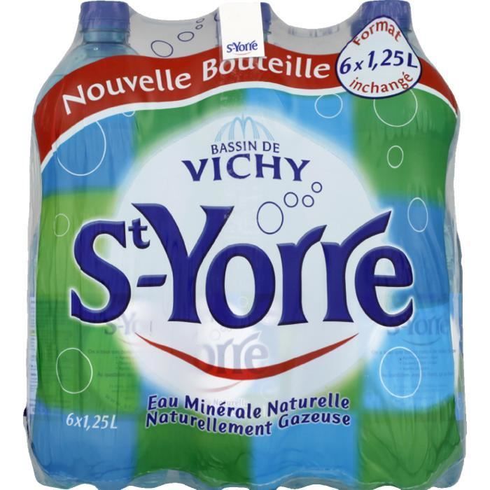 Vichy St Yorre eau gazeuse 6x1,25L Cdiscount Au quotidien Vichy St Yorre eau gazeuse 6x1,25L Cdiscount Au quotidien