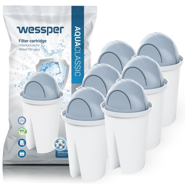 Dafi 6x AquaFloow Magnesium cartouches filtrantes remplacement de Dafi Brita Classic 