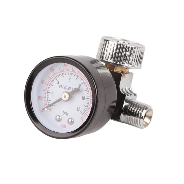 Régulateur De Pression Compresseur 380V 4 Ports – 0-180 PSI Avec Manomètre & Contrôle Automatique