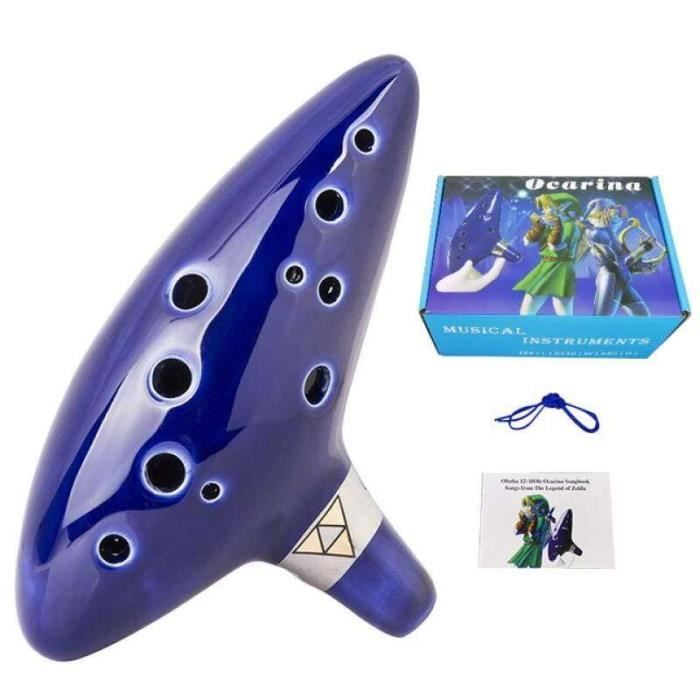 HK15304OCARINA. Instrument de musique à 12 trous,en céramique,Alto C