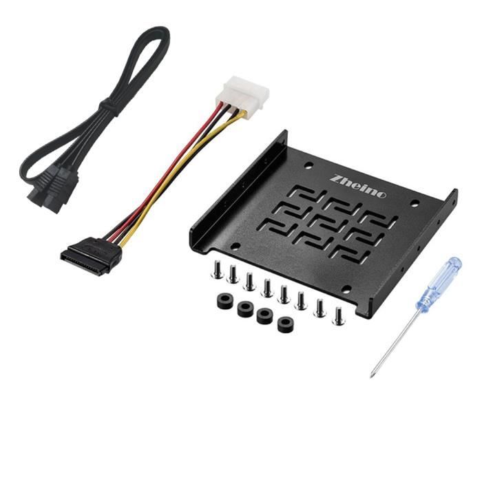 hp support de montage pour baie optique hdd ssd de 2,5 pouces, 2 en 1 - ssd