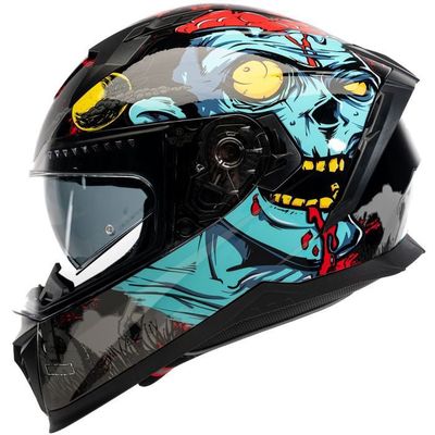 Casque Moto Modulable MOTOBLOUZ SPECTRON EVO - Homologué ECE 22.06, Visière Solaire, Pinlock Inclus, Noir