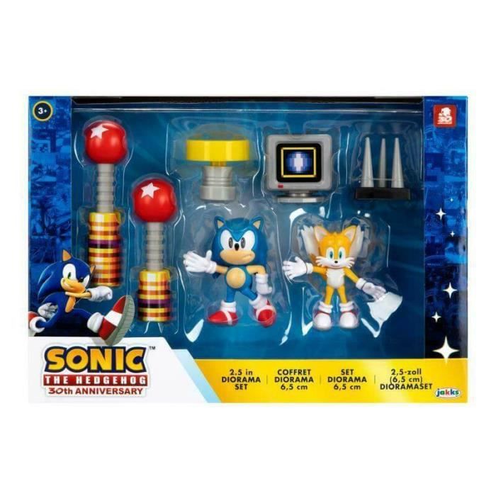 Jeu Figurine Sonic 2 Personnage Avec Accessoires Jouet pour