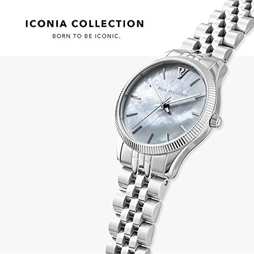 Paul Valentine Iconia Montre pour femme avec cadran m tallique