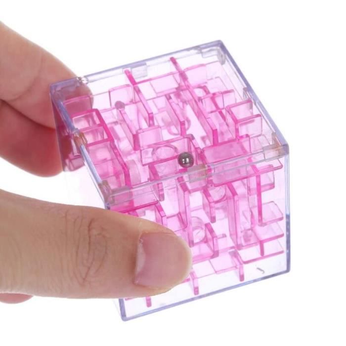 Set De 24 Mini Jeux De Patience En Cube – Casse-tête Labyrinthe Avec Bille En Acier, Pour Enfants, Cadeau éducatif