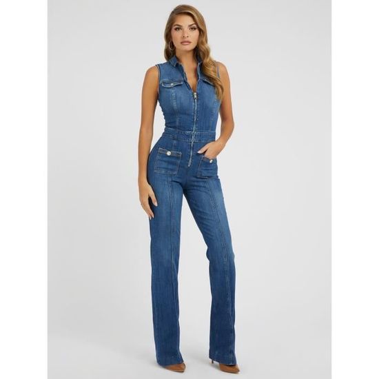 Combinaison jean femme guess best sale