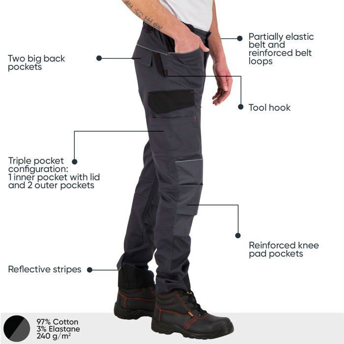 Pantalon de travail homme cdiscount deals