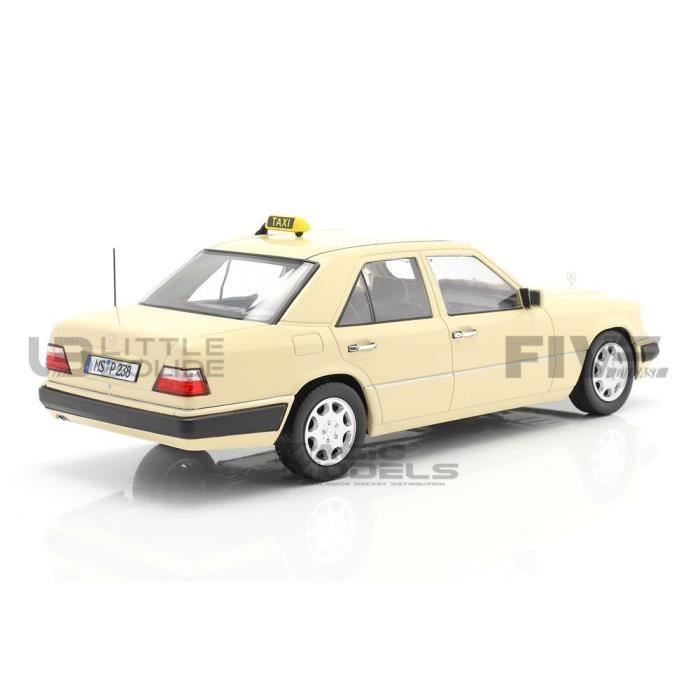 Voiture Miniature de Collection I SCALE 1 18 MERCEDES BENZ E Class W124 Taxi 1989 Beige 118000000056 Cdiscount Jeux Jouets