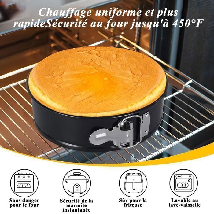 Moule Pâtisserie Lave-vaisselle Moule à Gâteau Réglable - Passe Au Lave- vaisselle - Indispensable Pour Moule à Gâteau Passe Lave-vaisselle Antiadhésif