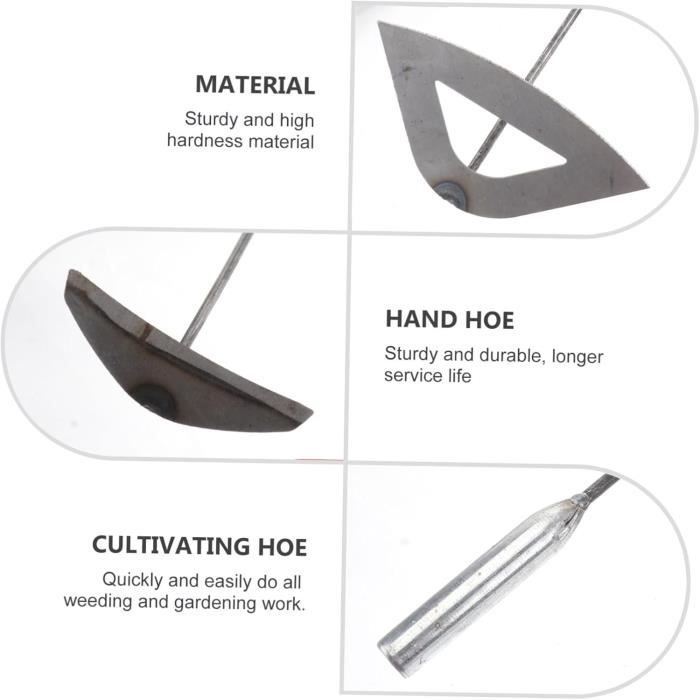 Kexpery Outils Agricoles Houes Triangulaires Pour Labourer Les Terres Agricoles Tournant La Houe Pour Sol Meuble, Charrue Manuelle/charrue Manuelle, Râteau Pour La Plantation De Légumes Dome