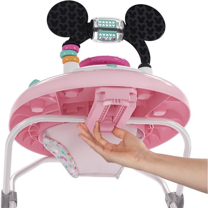 DISNEY BABY Trotteur Evolutif Minnie My Best Friend Musique et Lumieres Jouets interactifs 6 12 mois