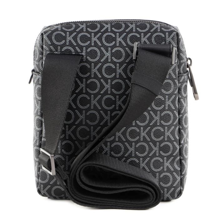 Sacoche Plate Noire Calvin Klein Maroquinerie - Pochette & Sacoche