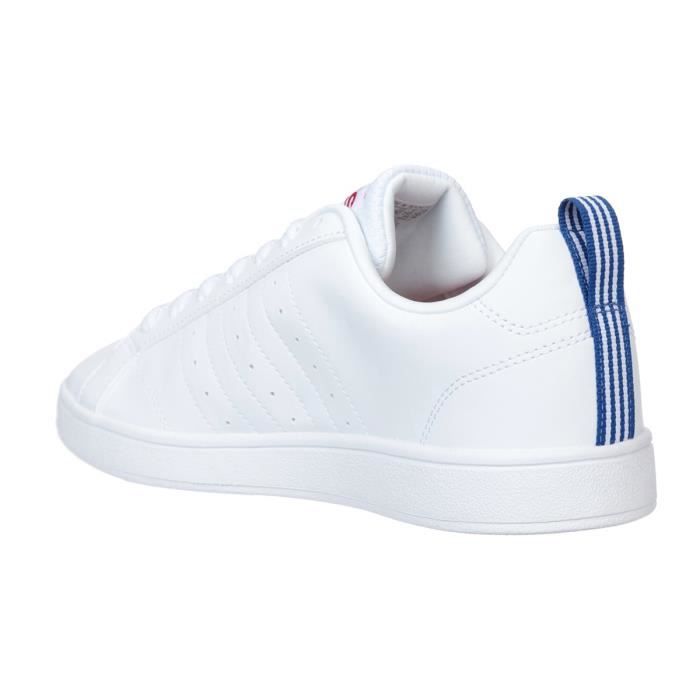Adidas vs advantage bleu new arrivals blanc rouge