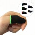 Couvre-doigts antidérapants à écran tactile respirant au bout des doigts sans couture en fibre de carbone au bout des 5 5 pièces-3