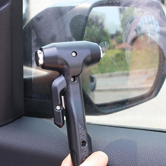2 Pièces Marteau De Sécurité 2 En 1, Brise Vitre + Coupe