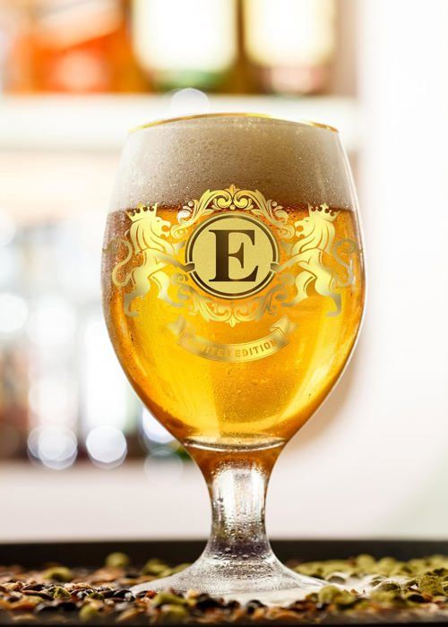 Verre à Bière Personnalisé Funnli - Cadeau Papa - Message Personnalisé - 510ml - Verre Et Bois