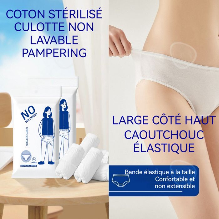 C Slips jetables 5pcs sous-vêtements jetables culotte jetable en